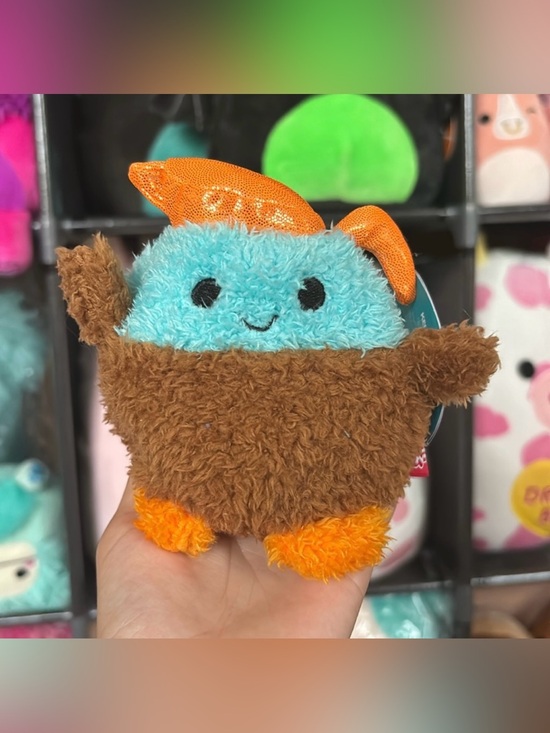 Bum Bumz Other - Colton - Bum Bumz Small Plush- Blue & Brown with Orange Accents